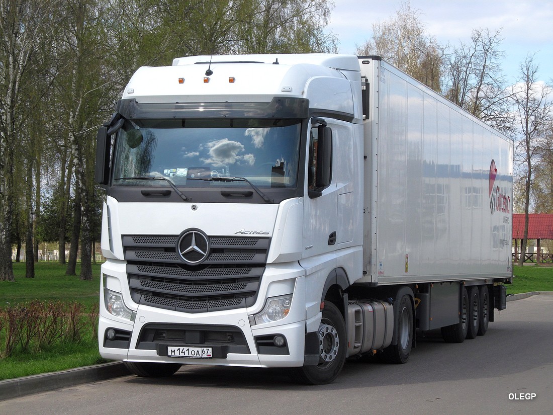 Смоленская область, № М 141 ОА 67 — Mercedes-Benz Actros ('2011) 1845