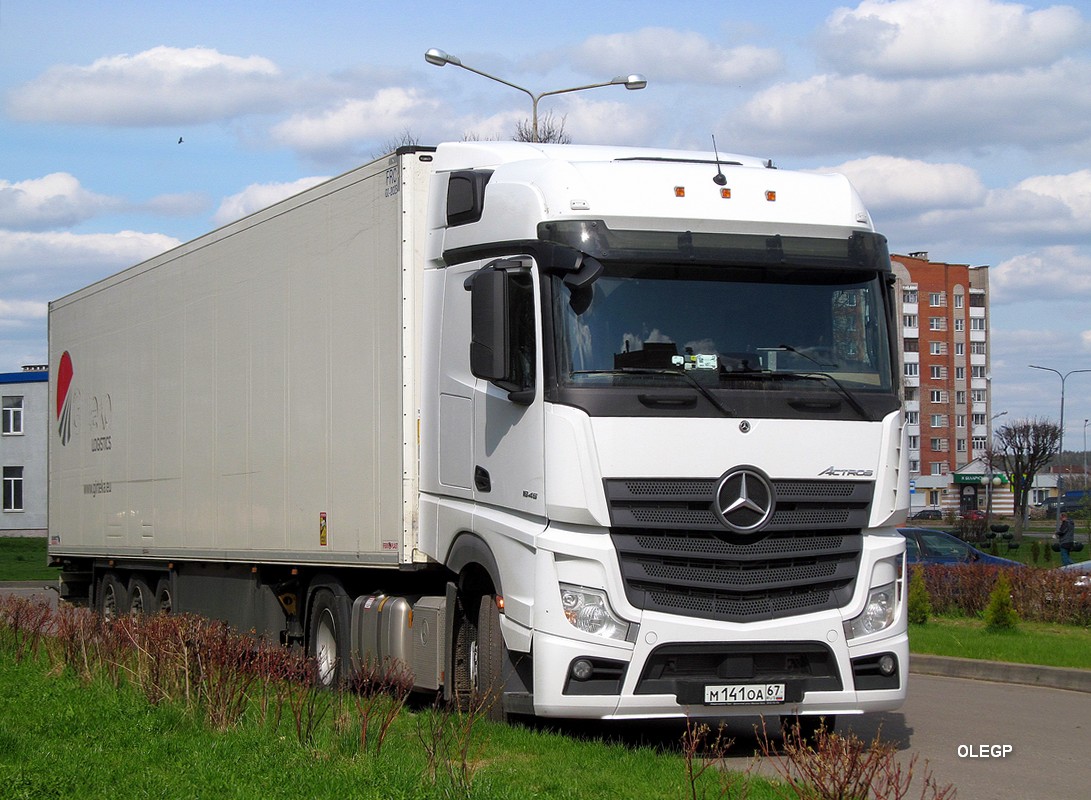 Смоленская область, № М 141 ОА 67 — Mercedes-Benz Actros ('2011) 1845