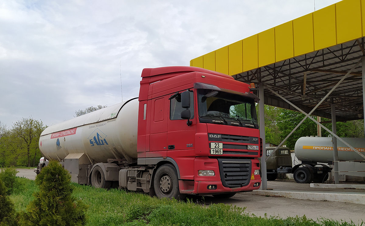 Луганская область, № А 290 ВА — DAF XF105 FT