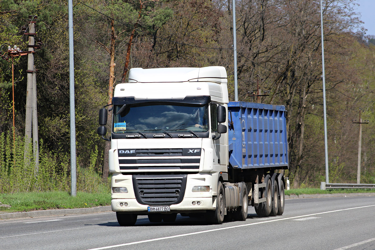 Сумская область, № ВМ 6822 ВО — DAF XF105 FT