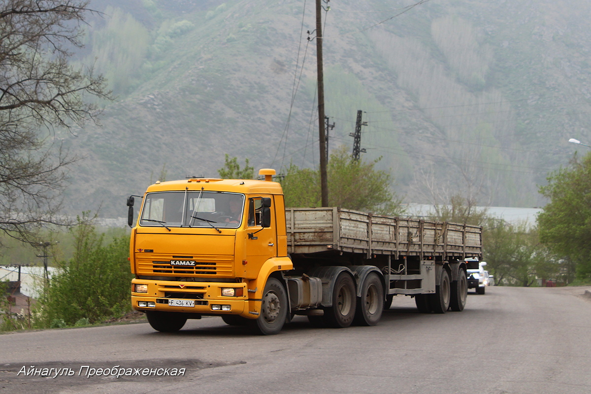 Восточно-Казахстанская область, № F 436 KV — КамАЗ-65116 [651160]