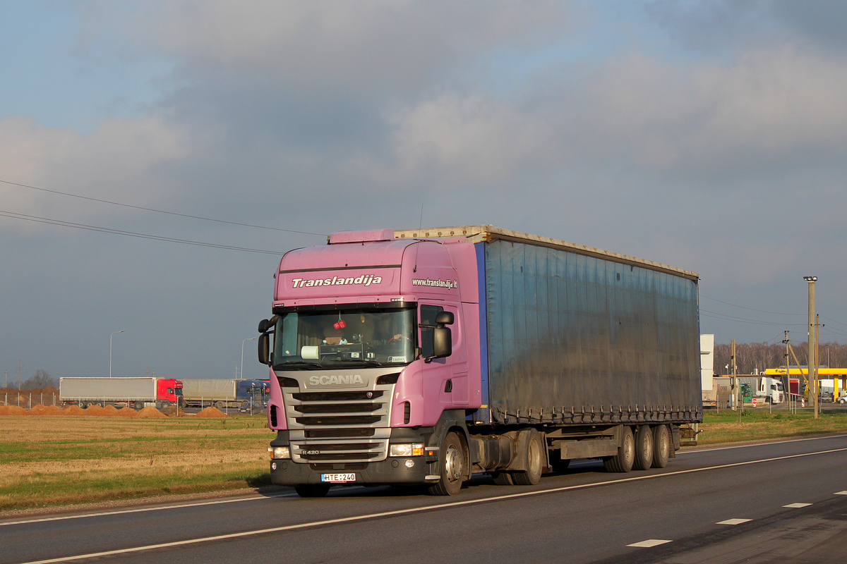 Литва, № HTE 240 — Scania ('2009) R420