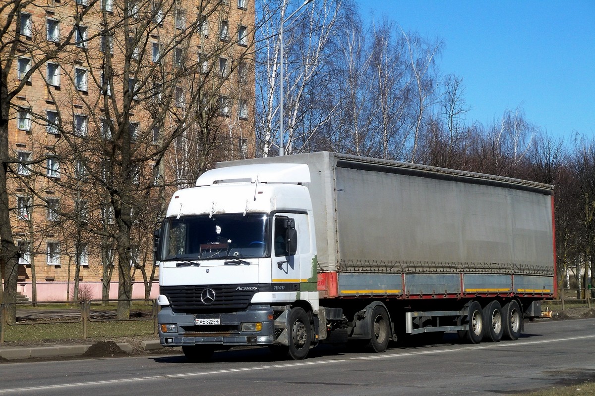 Могилёвская область, № АЕ 8223-6 — Mercedes-Benz Actros ('1997) 1840