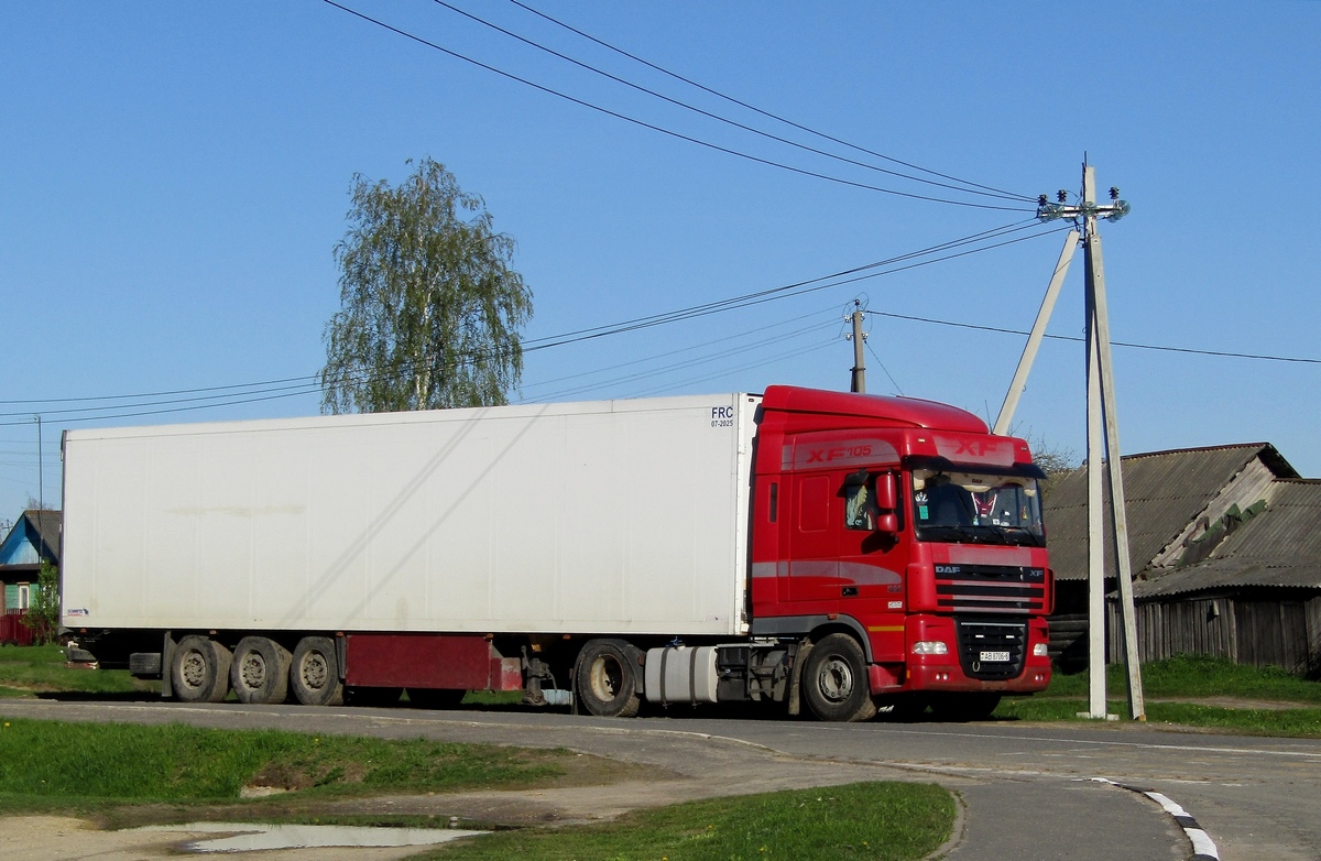 Могилёвская область, № АВ 8706-6 — DAF XF105 FT