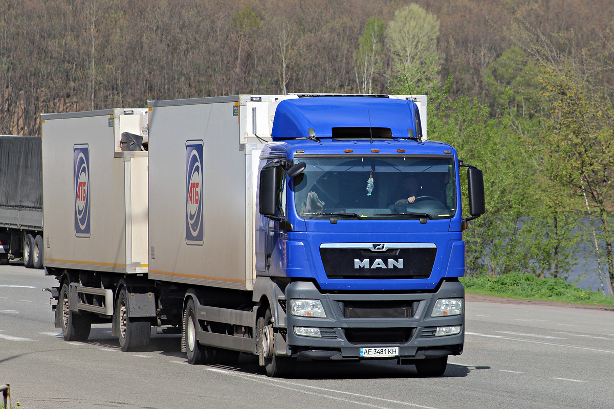 Днепропетровская область, № АЕ 3481 КН — MAN TGX ('2007) (общая модель)