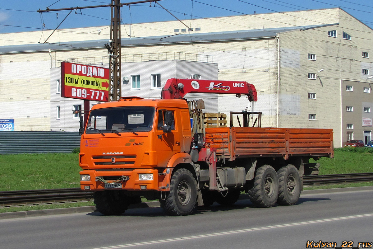 Алтайский край, № Т 927 УМ 22 — КамАЗ-43118-24