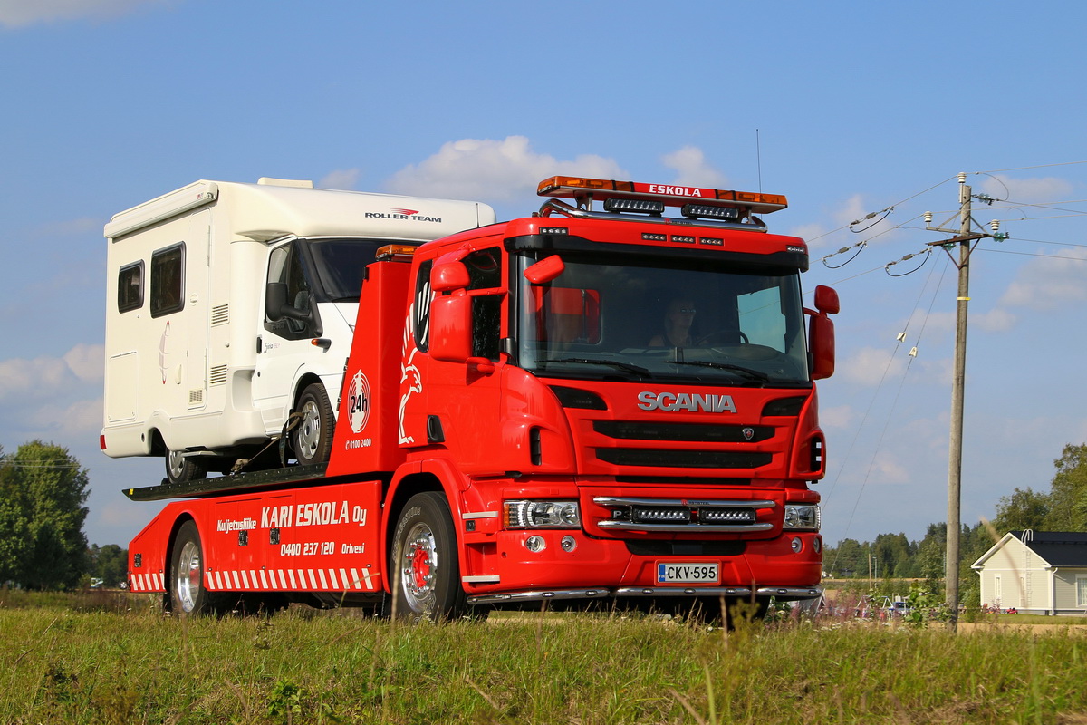 Финляндия, № CKV-595 — Scania ('2009, общая модель)