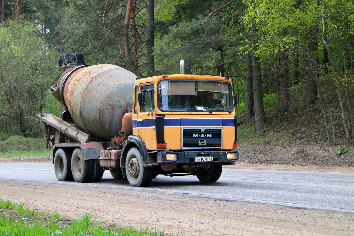 Ленинградская область, № Т 730 КК 47 — MAN F8 (общая модель)