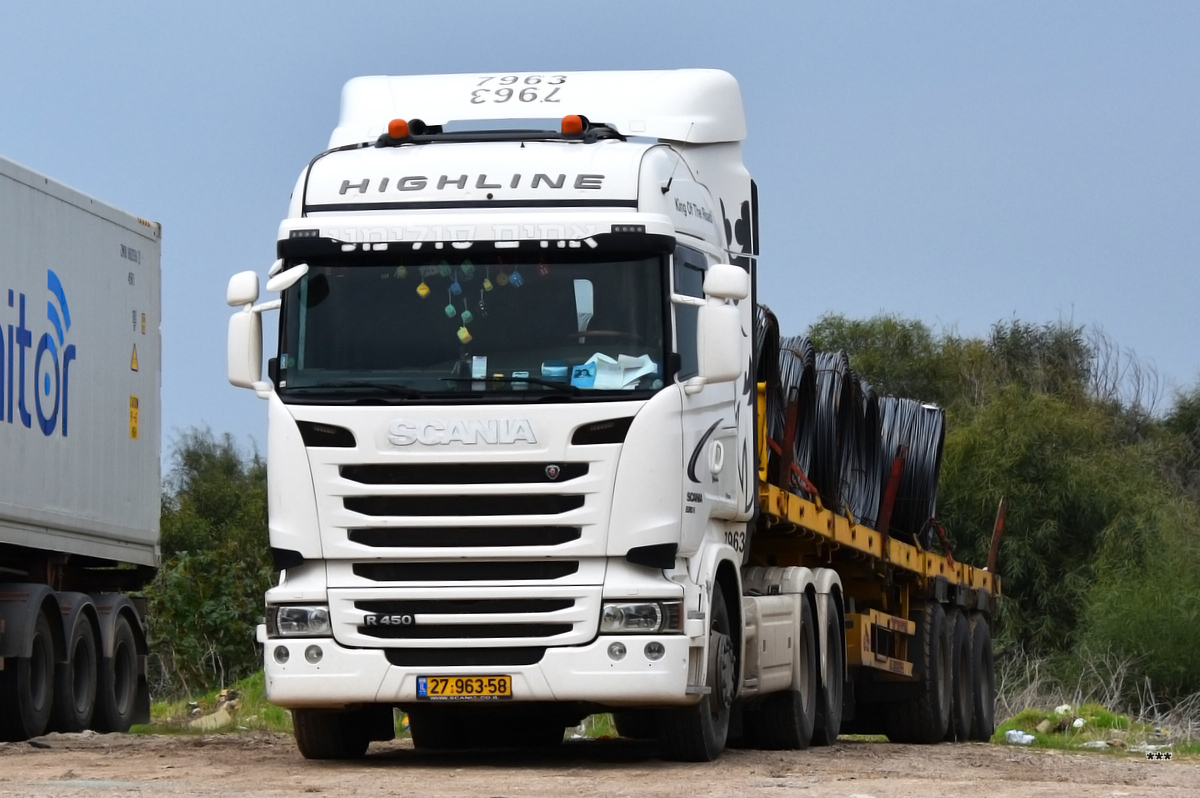 Израиль, № 27-963-58 — Scania ('2013) R450