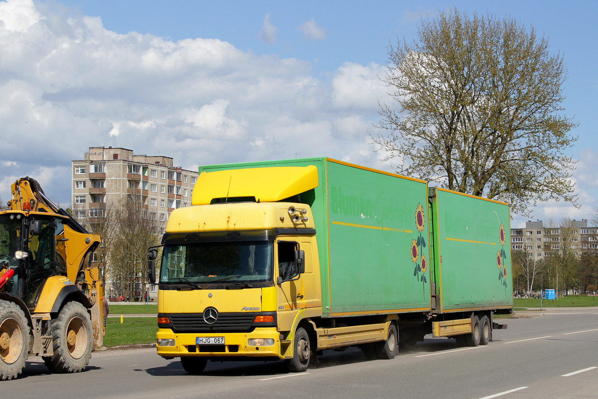 Литва, № HJG 067 — Mercedes-Benz Atego 823