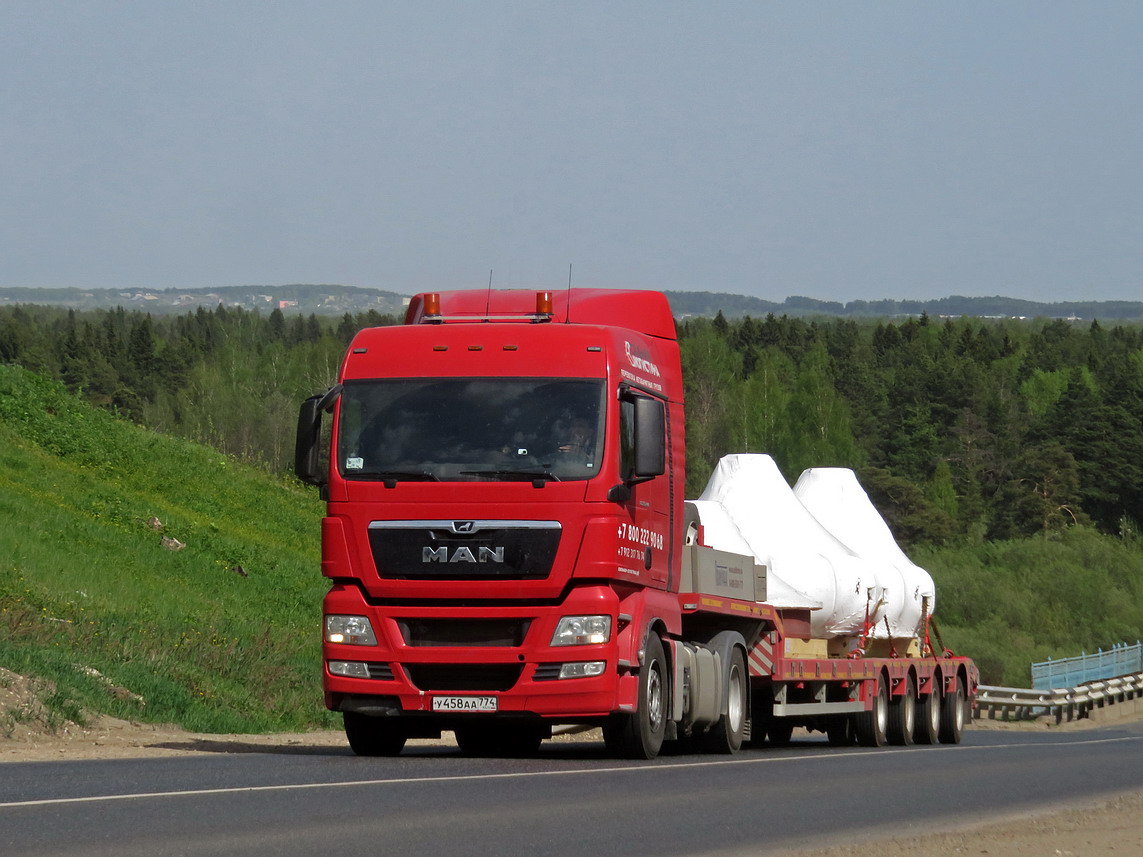 Челябинская область, № У 458 АА 774 — MAN TGX ('2007) 18.440