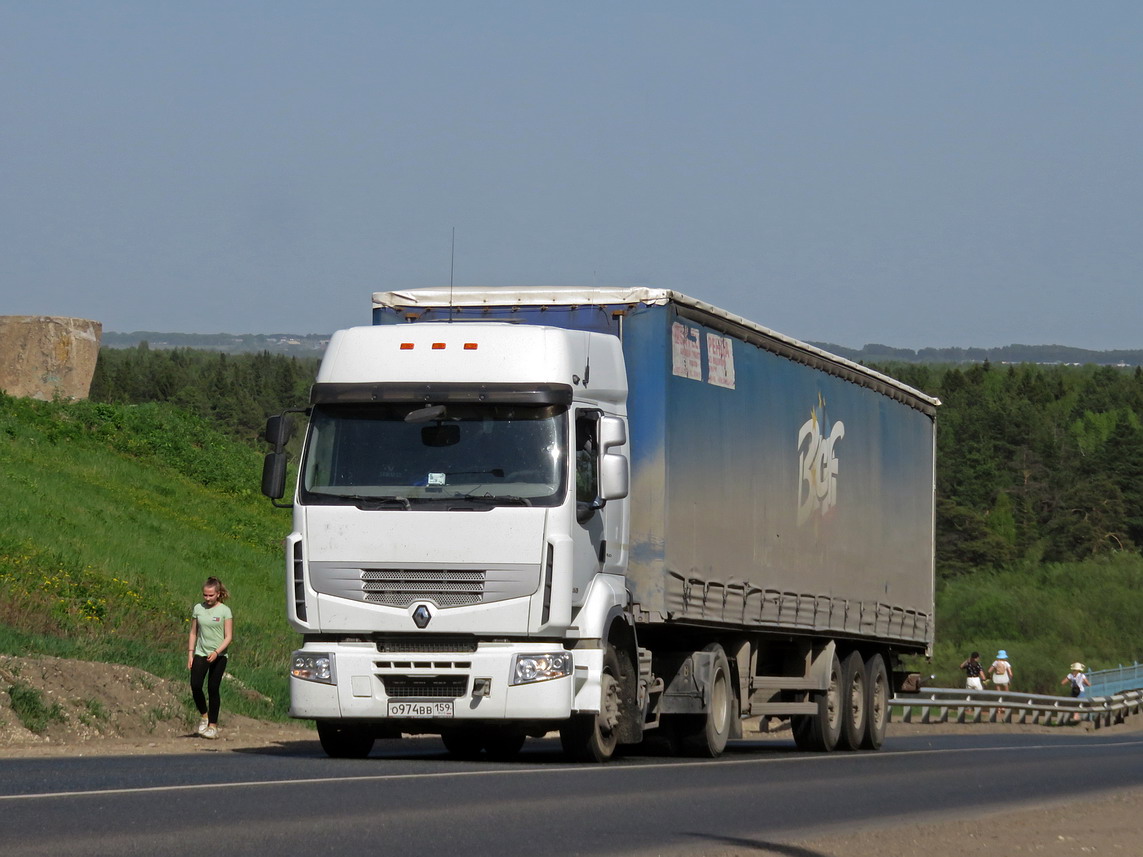 Пермский край, № О 974 ВВ 159 — Renault Premium ('2006) [X9P]