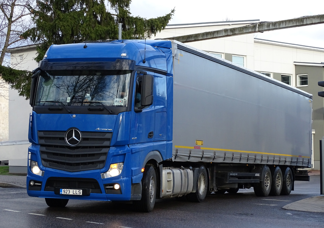 Эстония, № 923 LLS — Mercedes-Benz Actros ('2011) 1845