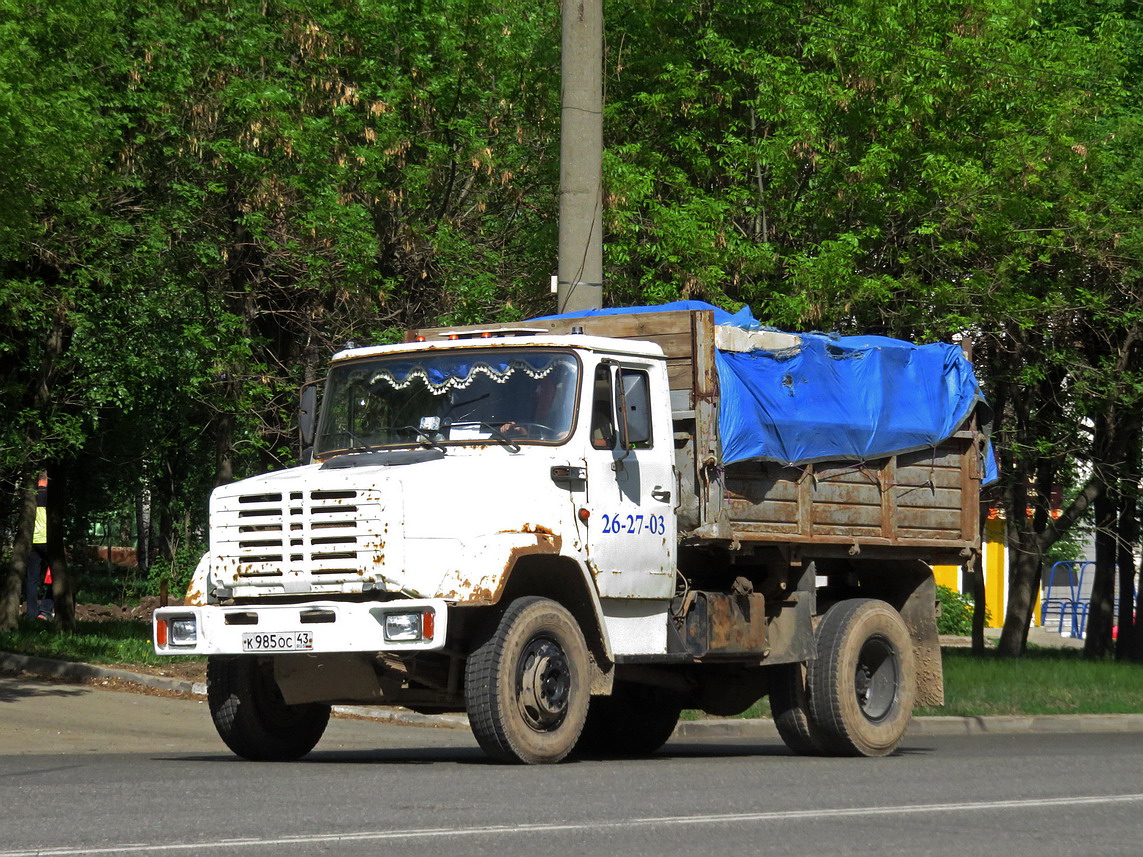 Кировская область, № К 985 ОС 43 — ЗИЛ (общая модель)