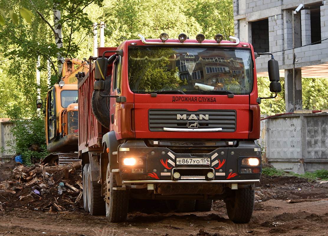 Пермский край, № Е 867 УО 159 — MAN TGA 40.480