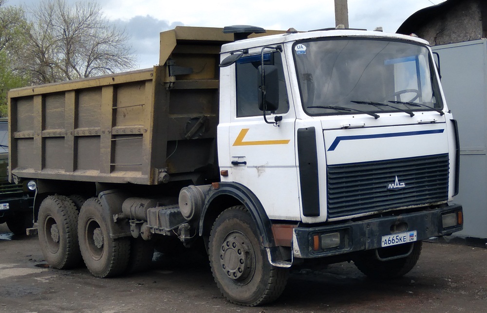 Луганская область, № А 665 КЕ — МАЗ-5516 (общая модель)
