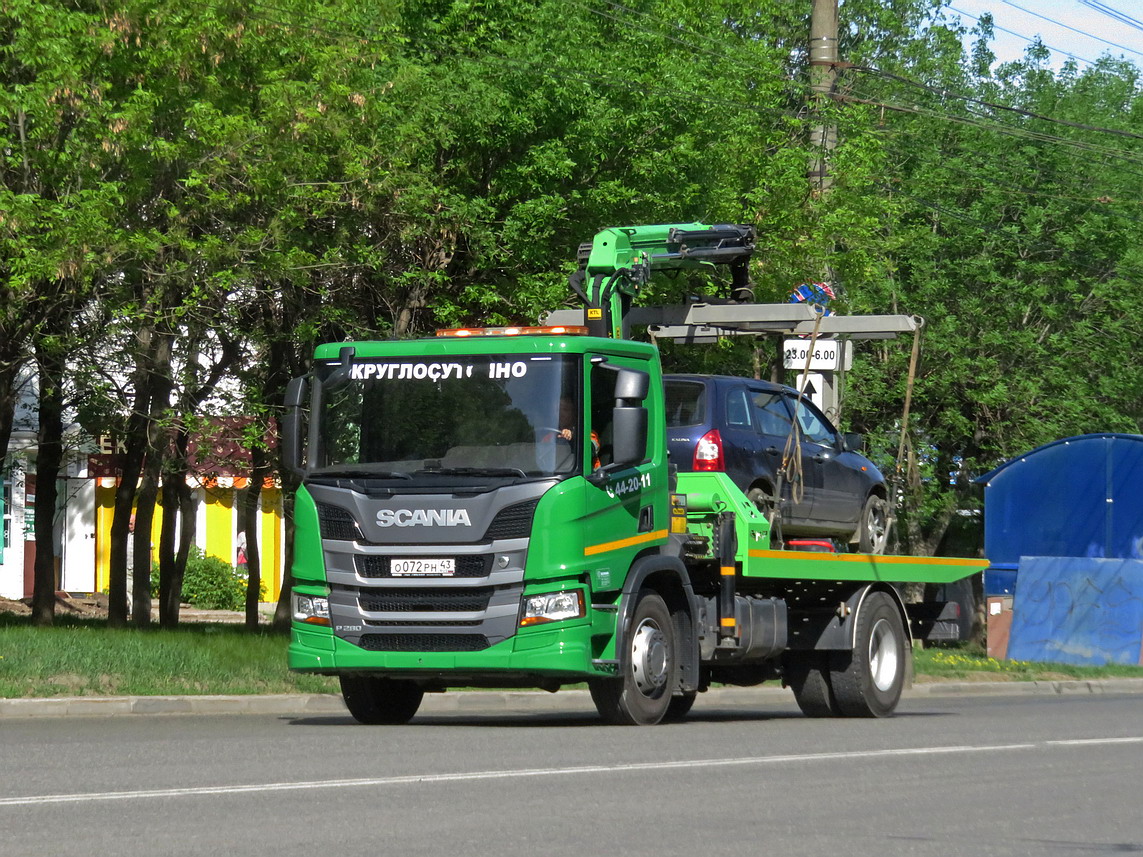 Кировская область, № О 072 РН 43 — Scania ('2016) P280