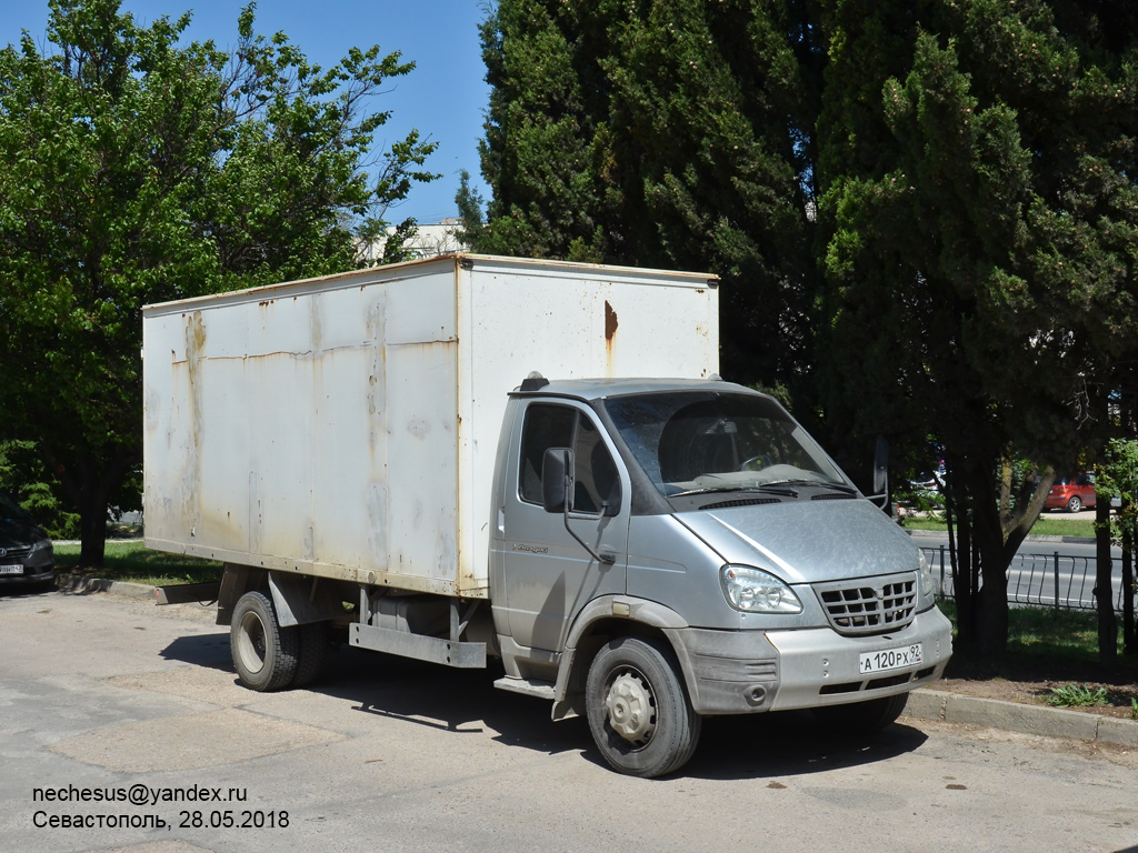 Севастополь, № А 120 РХ 92 — ГАЗ-33104 "Валдай"