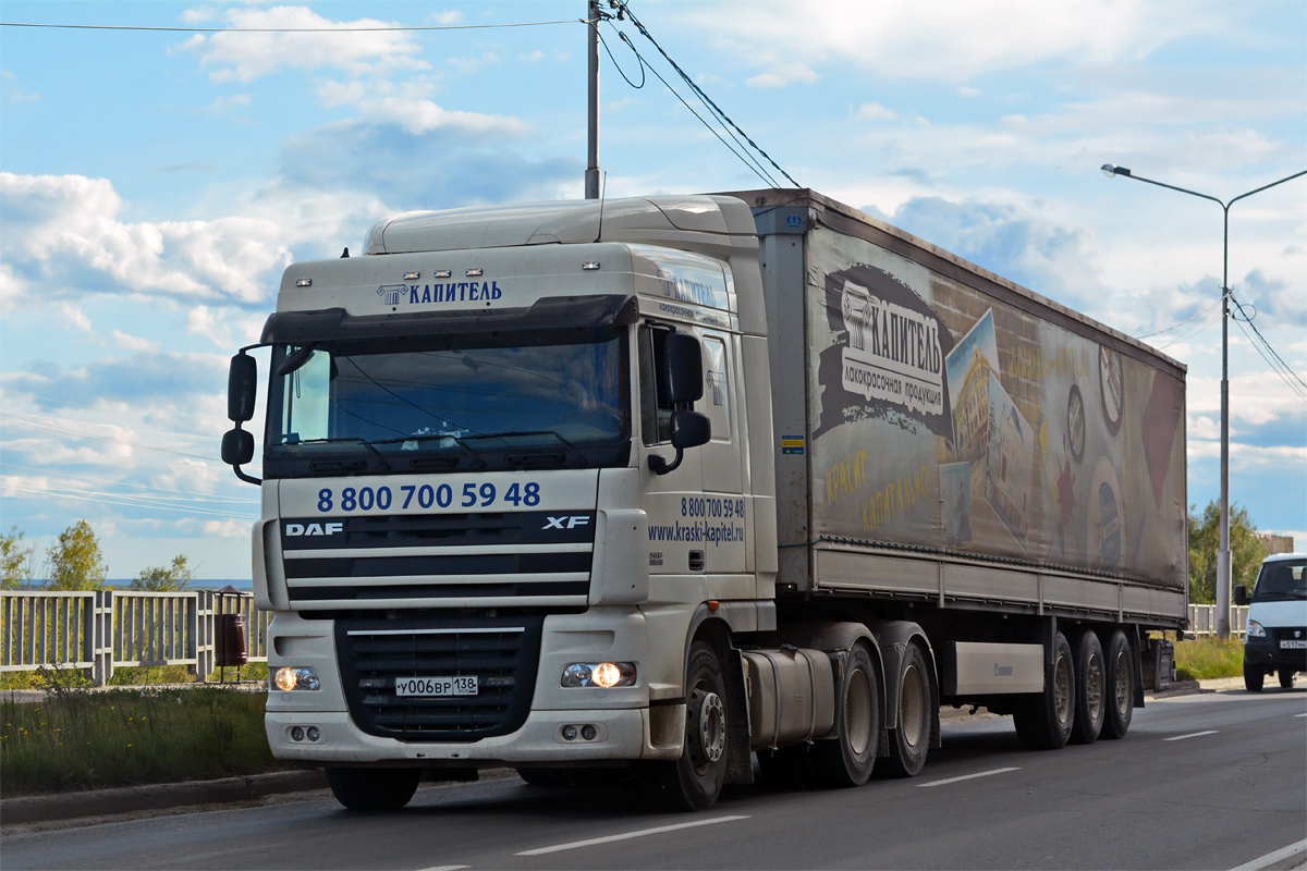 Иркутская область, № У 006 ВР 138 — DAF XF105 FTT