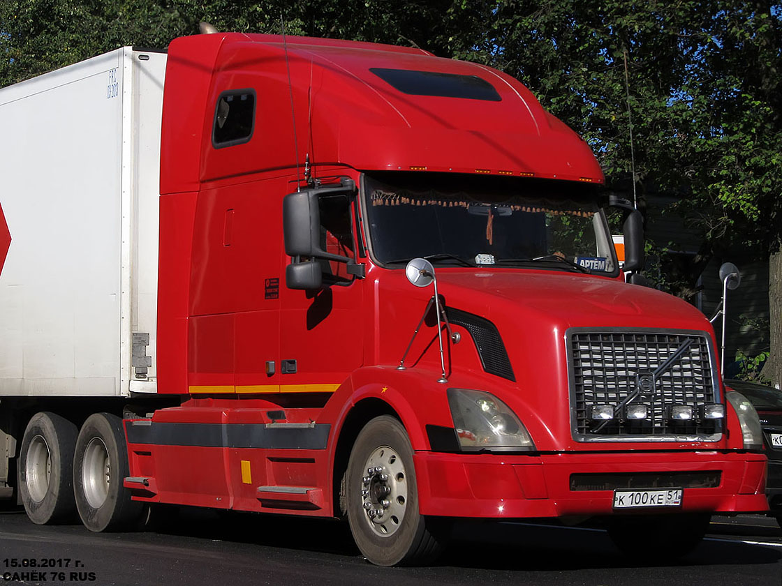 Мурманская область, № К 100 КЕ 51 — Volvo VNL670