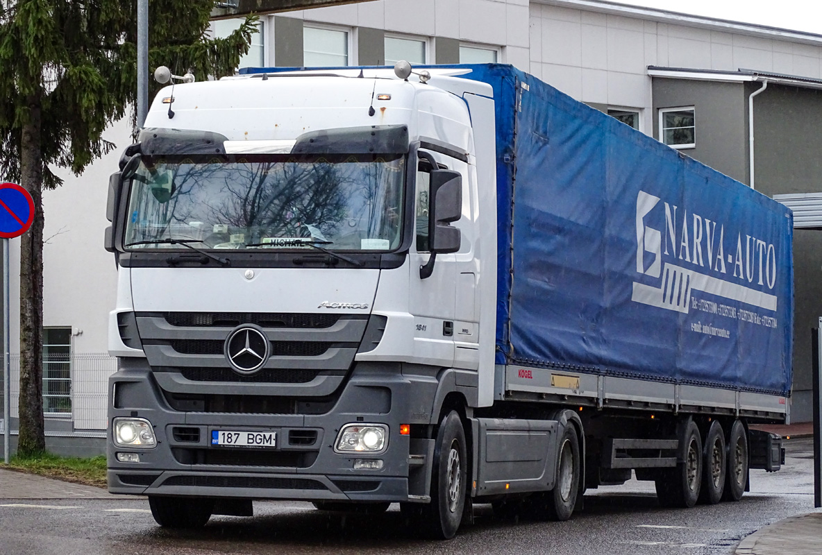 Эстония, № 187 BGM — Mercedes-Benz Actros ('2009) 1841