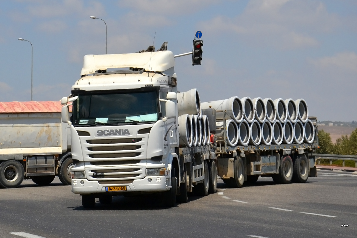 Израиль, № 14-337-58 — Scania ('2013) R450