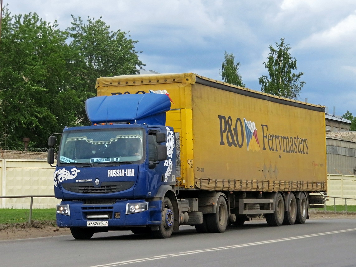 Башкортостан, № А 852 СВ 702 — Renault Premium ('2006)