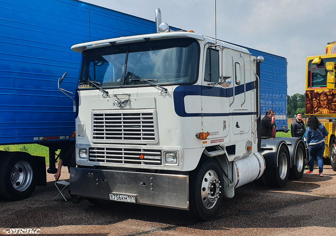 Москва, № Т 756 КМ 197 — International 9800 [SRS, SRR]; Московская область — Фестиваль Truckfest 2021 — май