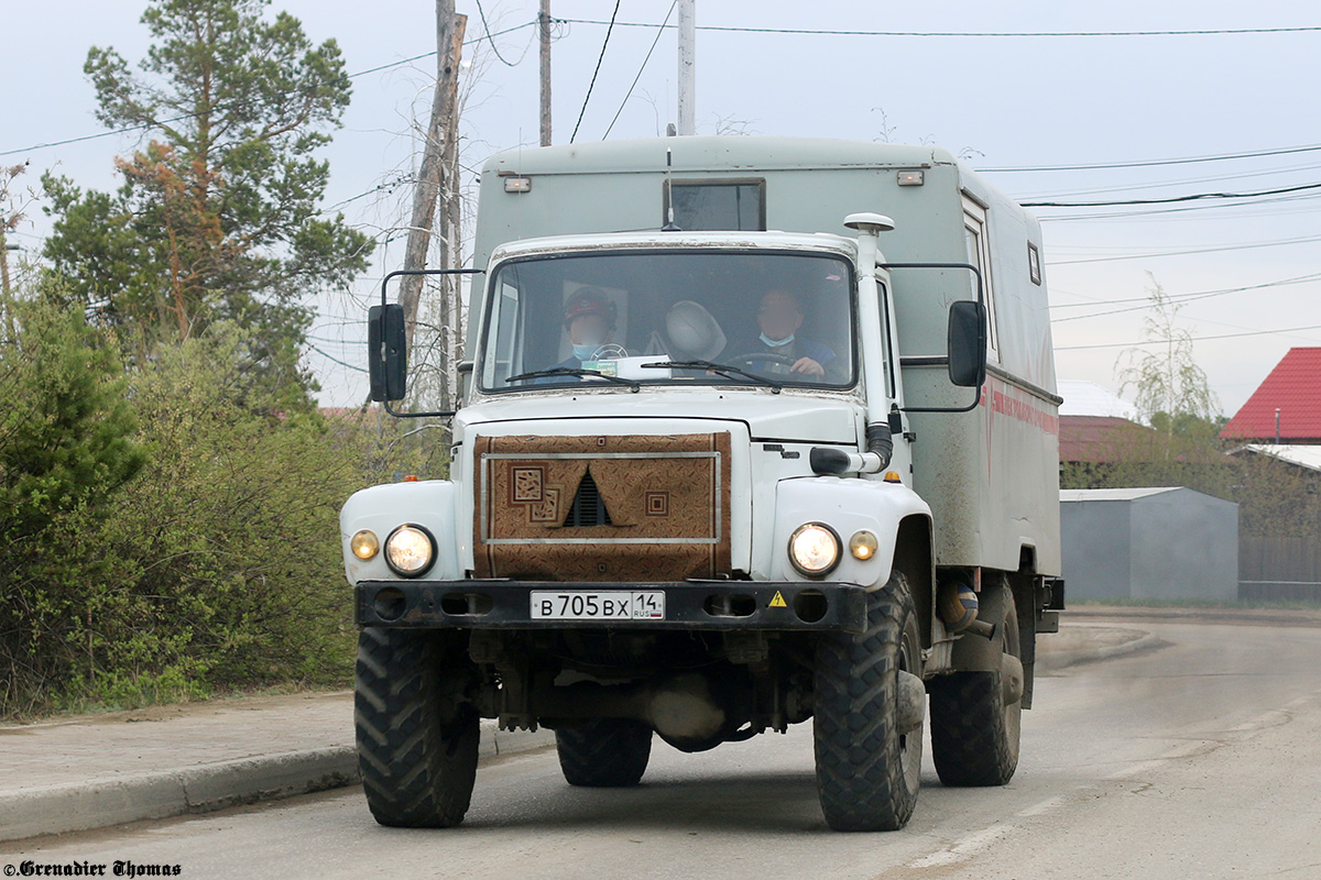 Саха (Якутия), № В 705 ВХ 14 — ГАЗ-33081 «Садко»