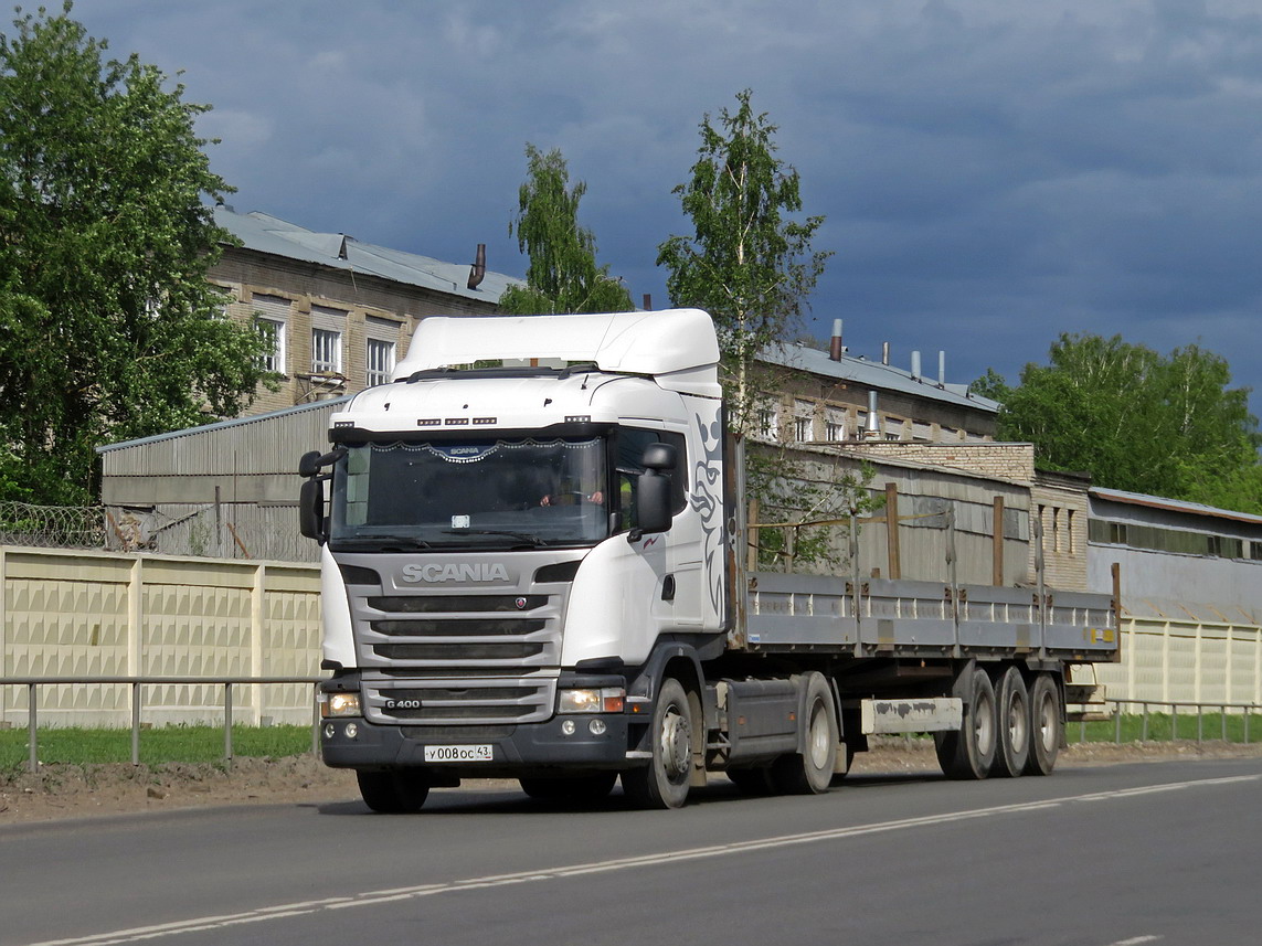 Кировская область, № У 008 ОС 43 — Scania ('2009) G400