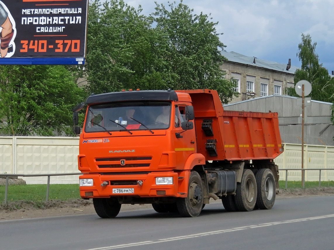 Кировская область, № С 786 РМ 43 — КамАЗ-65115-A5