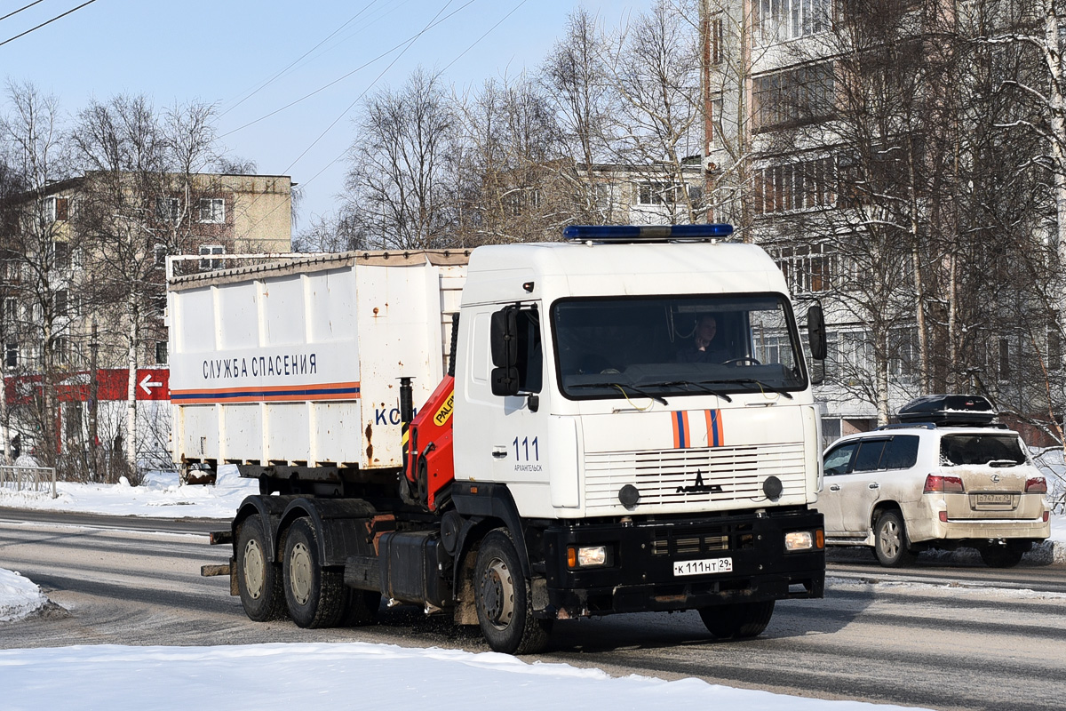 Архангельская область, № К 111 НТ 29 — МАЗ-6312A8