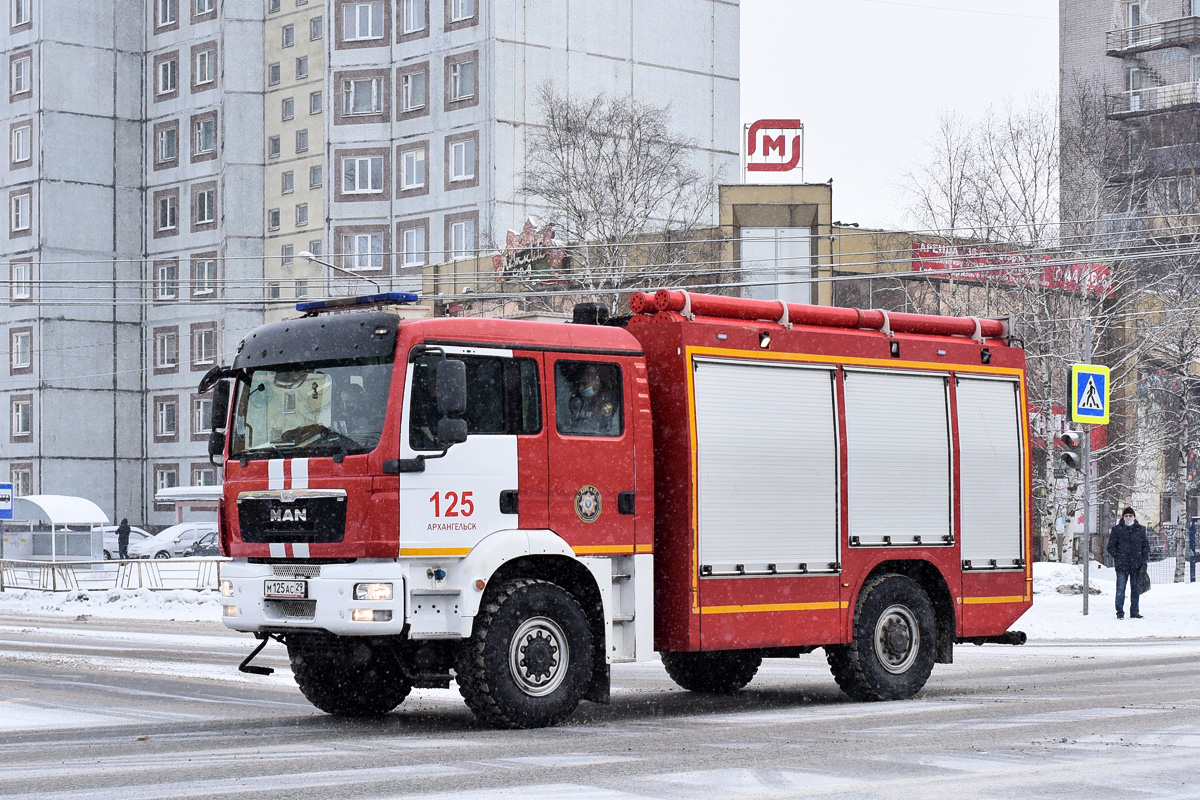 Архангельская область, № М 125 АС 29 — MAN TGM 18.330