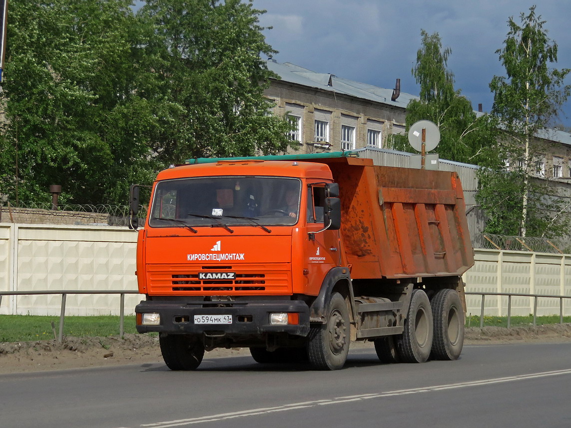 Кировская область, № О 594 МК 43 — КамАЗ-65115-D3