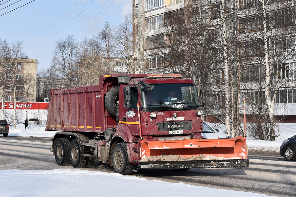 Архангельская область, № О 569 ВН 29 — КамАЗ-6520-53 "Люкс"