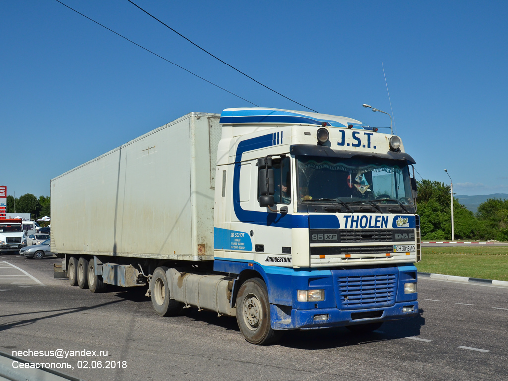 Севастополь, № СН 3018 АО — DAF 95XF FT