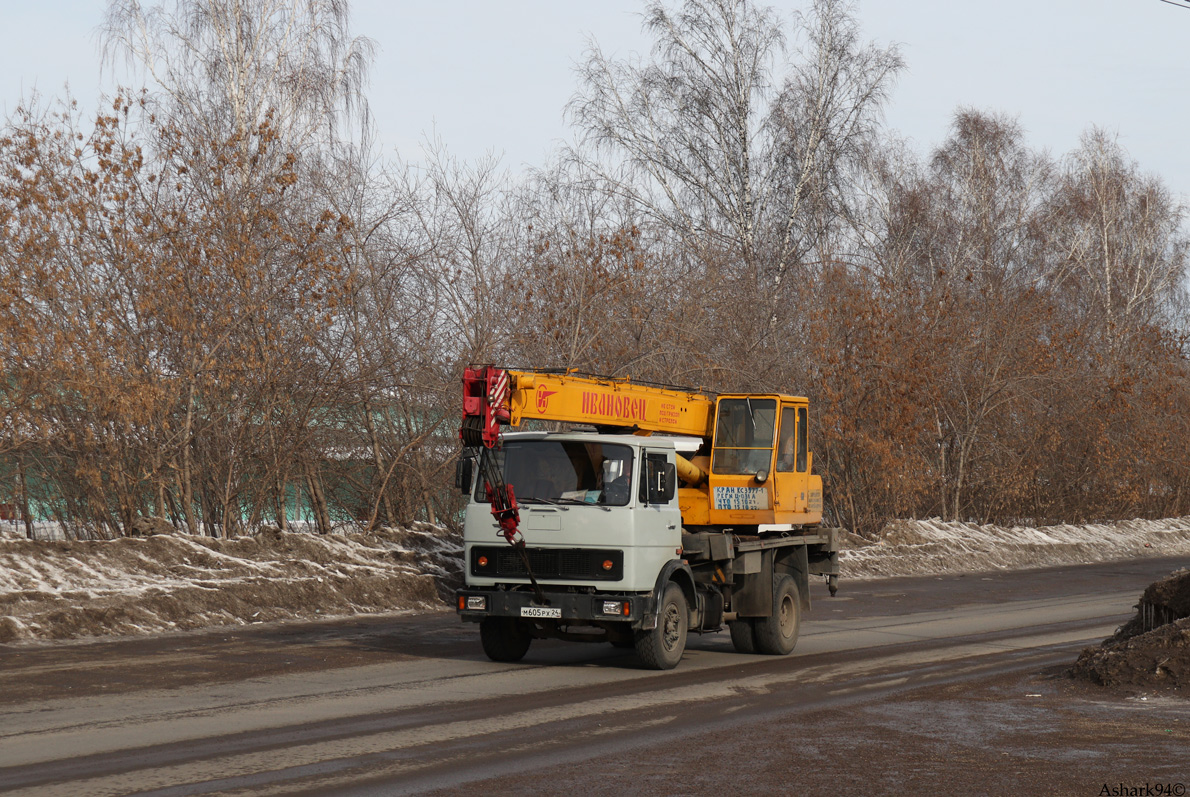 Красноярский край, № М 605 РХ 24 — МАЗ-5337 [533700]