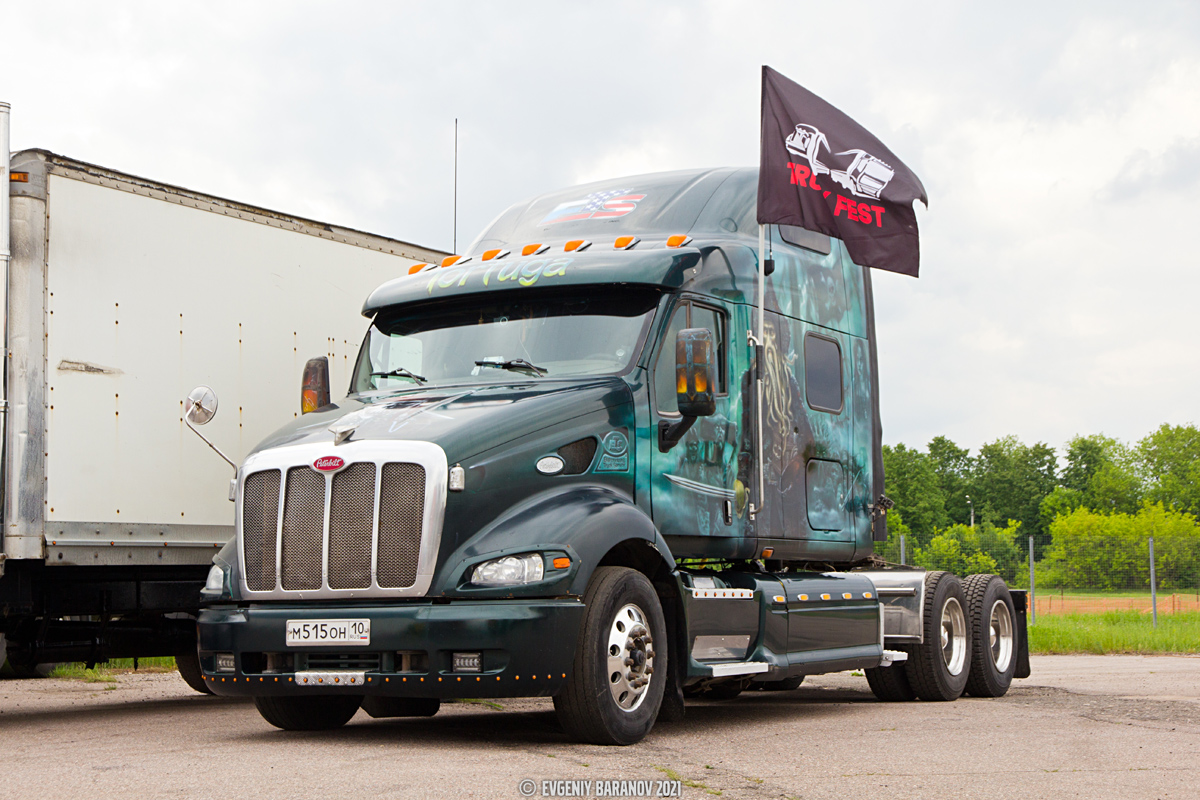 Карелия, № М 515 ОН 10 — Peterbilt 387; Московская область — Фестиваль Truckfest 2021 — май; Ekaterinburg Truck Service (ETS) (Московская область)