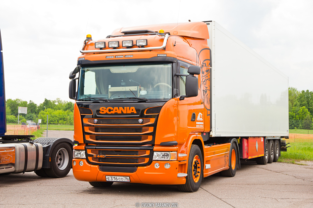 Ярославская область, № Е 316 СО 76 — Scania ('2013) G440; Московская область — Фестиваль Truckfest 2021 — май