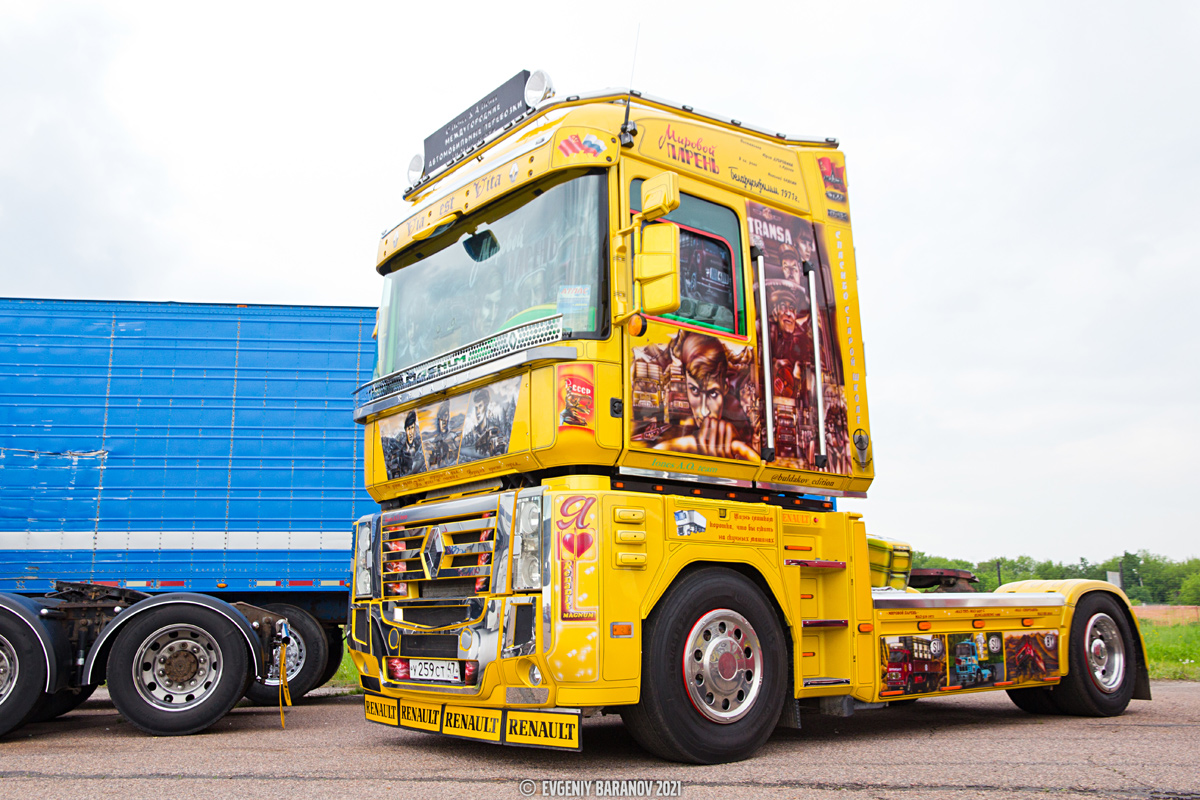 Курганская область, № У 259 СТ 47 — Renault Magnum ('2008); Московская область — Фестиваль Truckfest 2021 — май