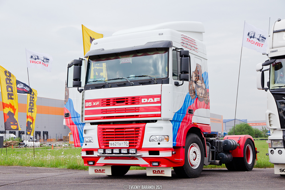 Московская область, № В 621 ВТ 50 — DAF 95XF FT; Московская область — Фестиваль Truckfest 2021 — май