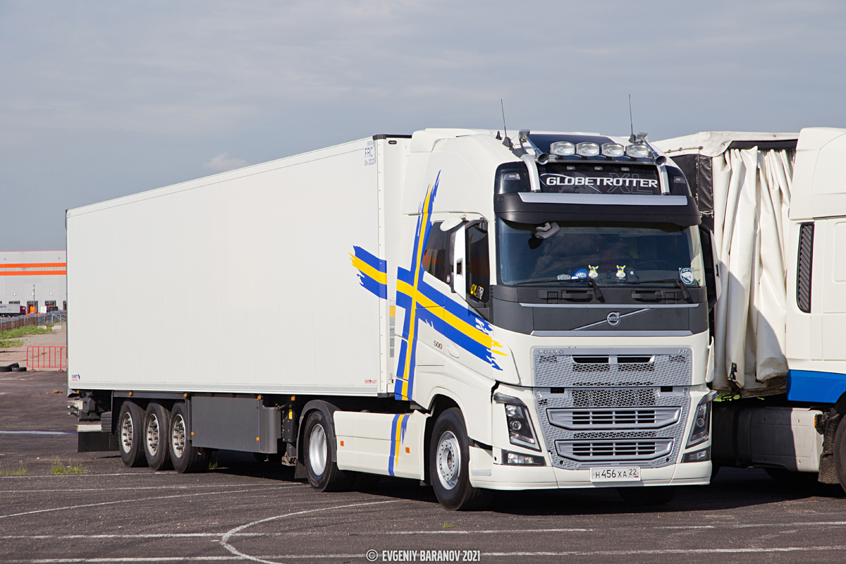 Алтайский край, № Н 456 ХА 22 — Volvo ('2012) FH.500 [X9P]; Московская область — Фестиваль Truckfest 2021 — май