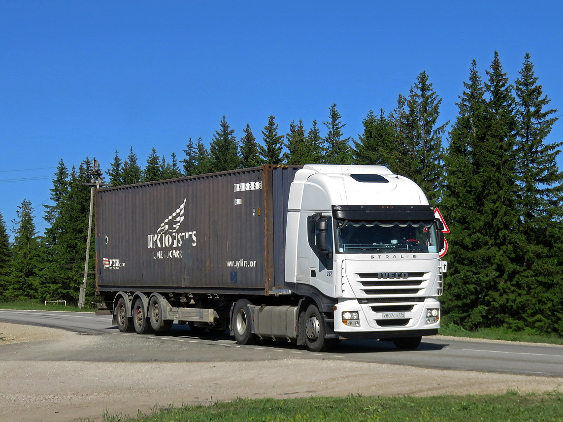 Челябинская область, № У 807 СО 174 — IVECO Stralis ('2007) 450