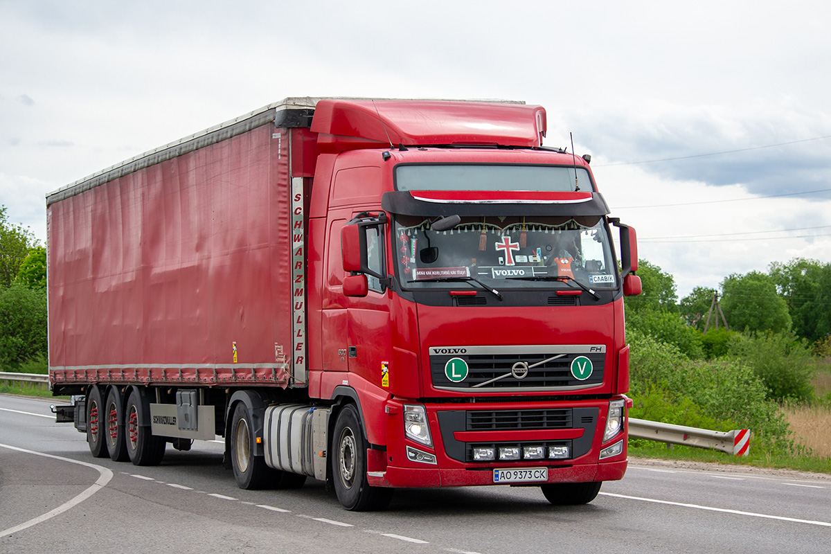 Закарпатская область, № АО 9373 СК — Volvo ('2008) FH.500