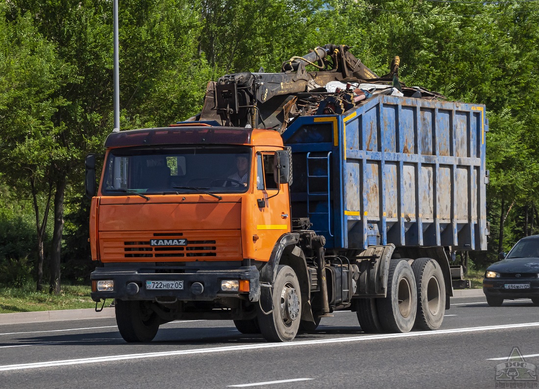 Алматинская область, № 722 HBZ 05 — КамАЗ-53229 (общая модель)