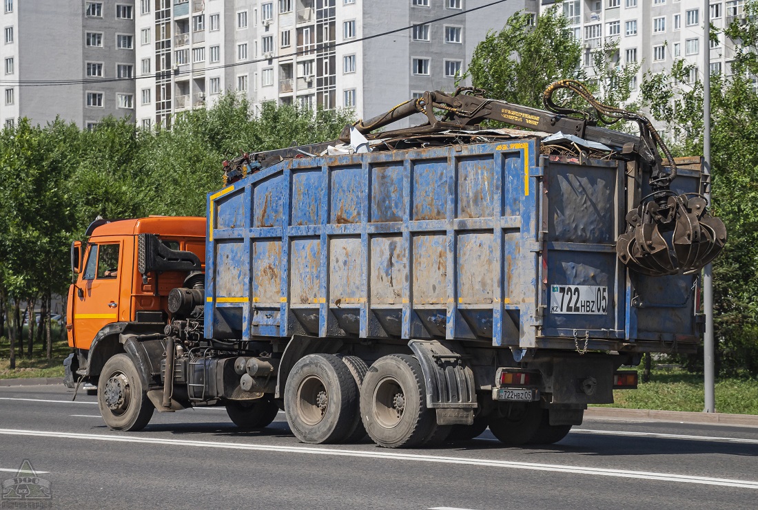 Алматинская область, № 722 HBZ 05 — КамАЗ-53229 (общая модель)