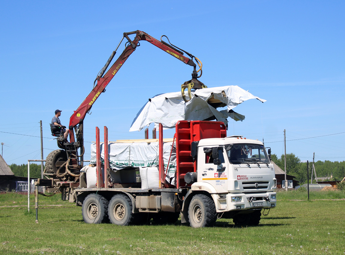 Кировская область, № У 418 РЕ 43 — КамАЗ-43118 (общая модель)