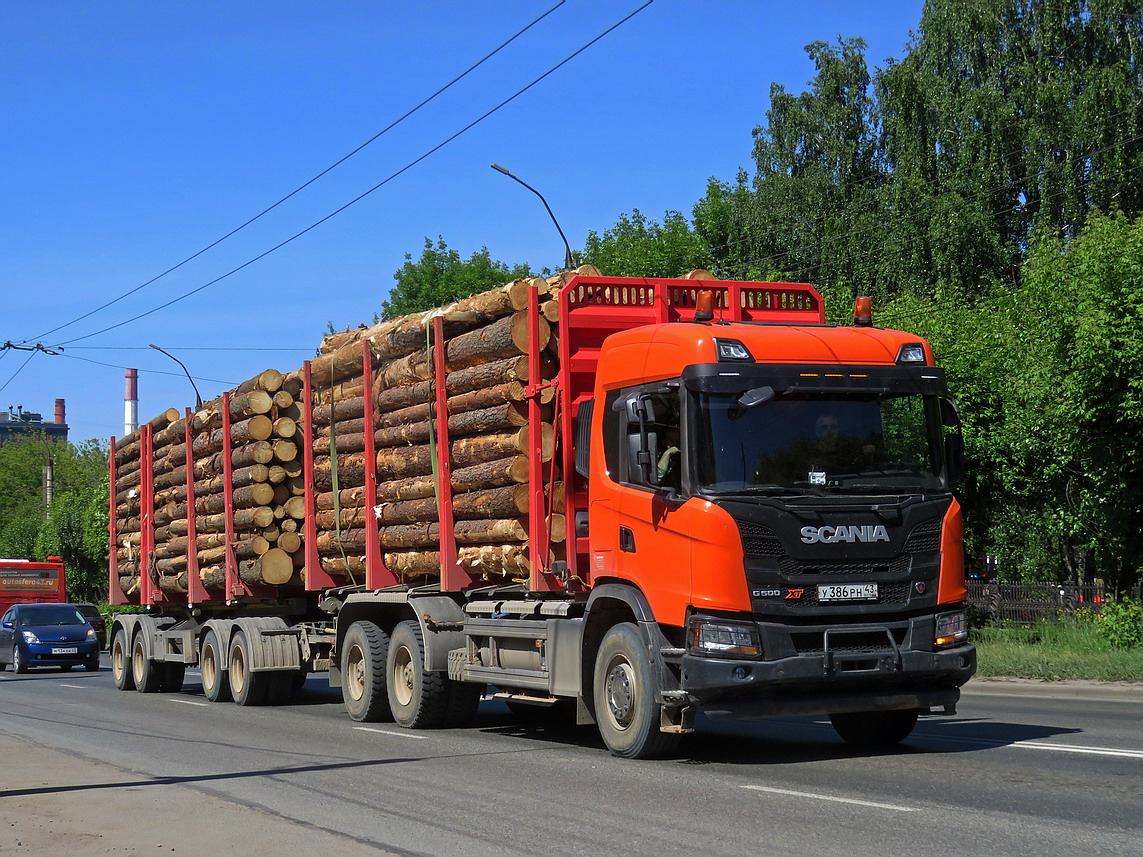 Кировская область, № У 386 РН 43 — Scania ('2016) G500