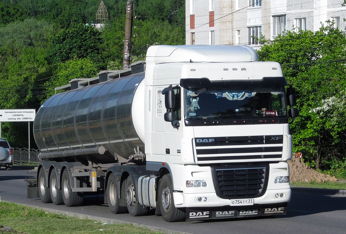 Белгородская область, № О 754 ТТ 31 — DAF XF105 FTG