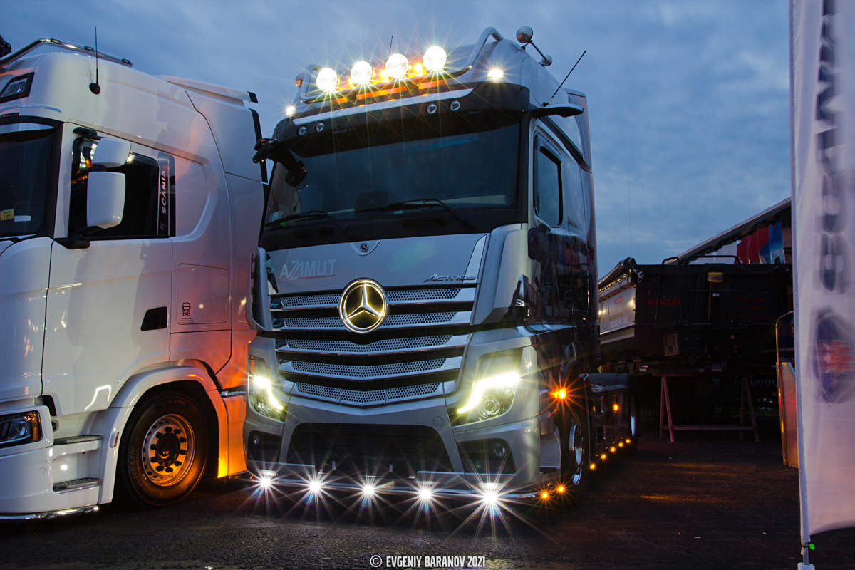 Пермский край, № Н 827 ОМ 159 — Mercedes-Benz Actros ('2018) 1863; Московская область — Фестиваль Truckfest 2021 — май